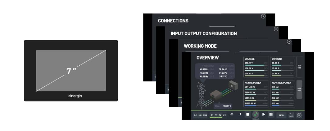 rack series user interface